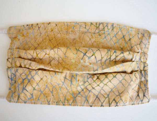 Reusable CHILD Face mask - Sand and Sea Batik