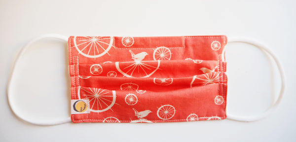 Reusable CHILD Face mask - Wheels