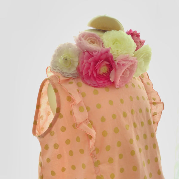 Lunadoro ruffle top