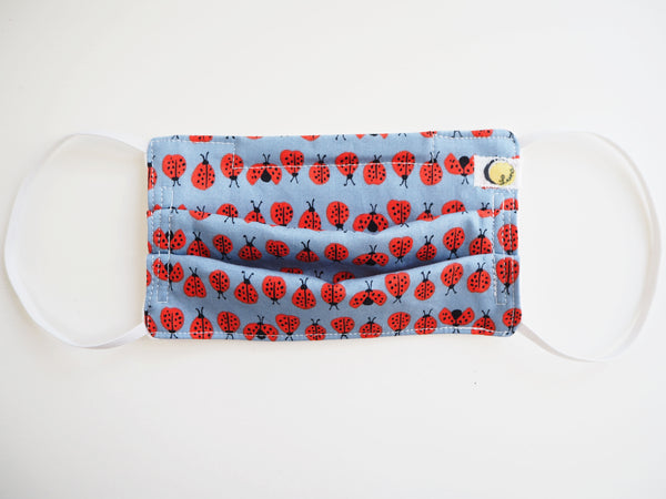 Reusable ADULT Face mask - Lady Bugs