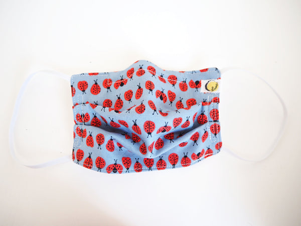 Reusable CHILD Face mask - Lady Bugs