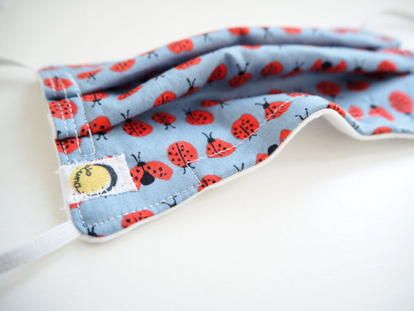 Reusable ADULT Face mask - Lady Bugs