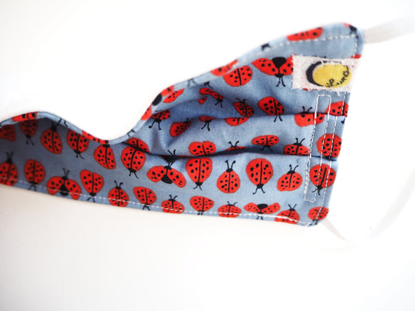 Reusable ADULT Face mask - Lady Bugs
