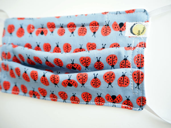 Reusable ADULT Face mask - Lady Bugs