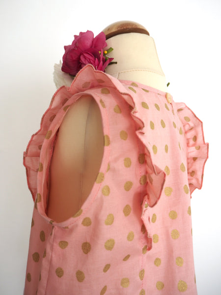 Lunadoro ruffle top