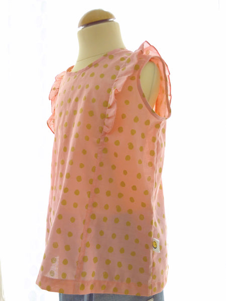Lunadoro ruffle top