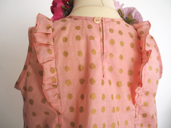 Lunadoro ruffle top