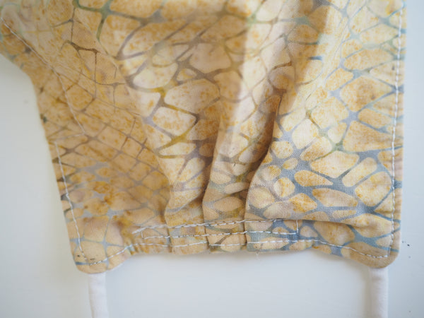 Reusable ADULT Face mask - Sand and Sea Batik