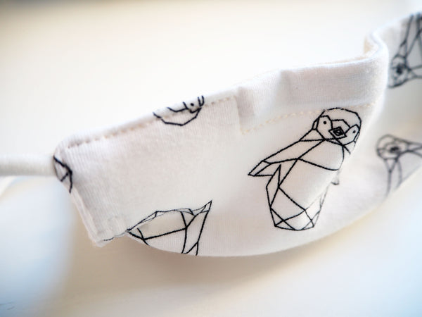 Reusable ADULT Face mask - PENGUINS