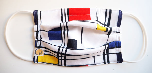 Reusable CHILD Face mask - Mondriaan