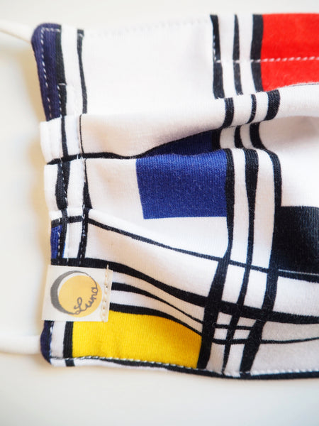Reusable CHILD Face mask - Mondriaan