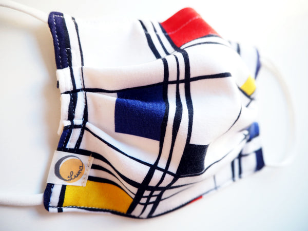 Reusable CHILD Face mask - Mondriaan