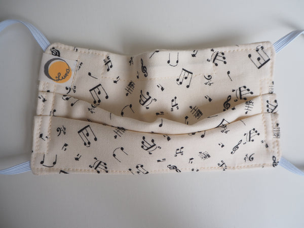 Reusable CHILD Face mask -  Music