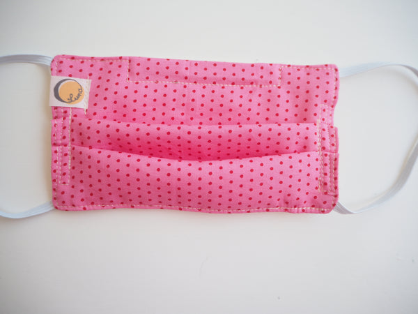 Reusable ADULT Face mask - mini polka
