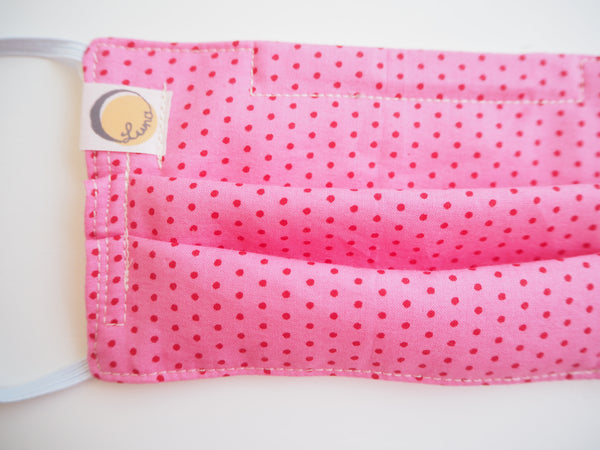 Reusable ADULT Face mask - mini polka