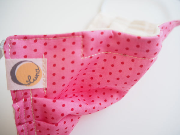 Reusable ADULT Face mask - mini polka