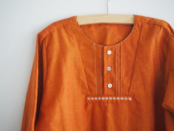 Irit embroidered shirt -  LAST ONE AVAILABE IN THIS SIZE AND COLOR