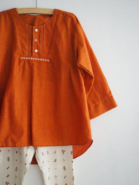 Irit embroidered shirt -  LAST ONE AVAILABE IN THIS SIZE AND COLOR