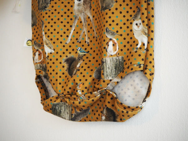 Animals of the wood Body - Gold mustard