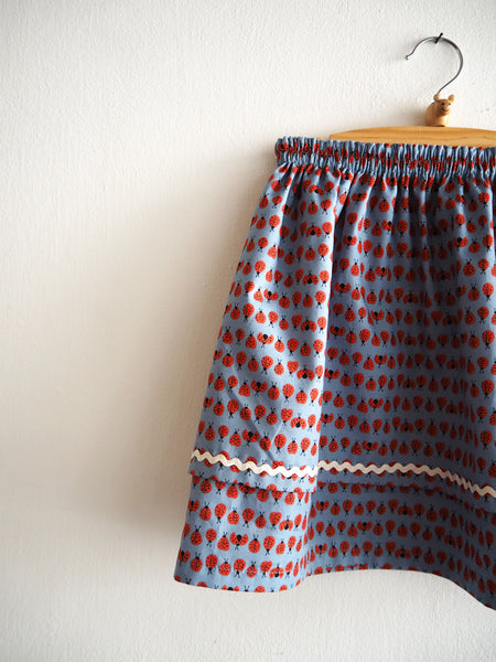 GOTS Layered Ladybirds Skirt