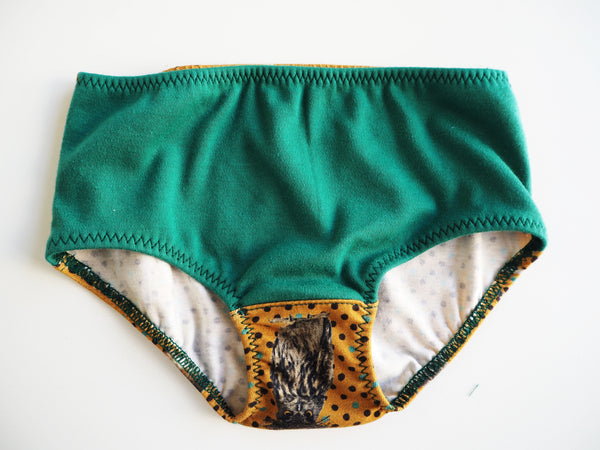 Wood Animals GOTS Organic Panties
