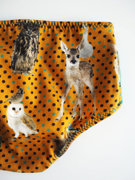 Wood Animals GOTS Organic Panties