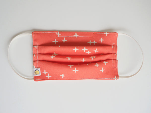 Reusable CHILD Face mask - Plus Coral