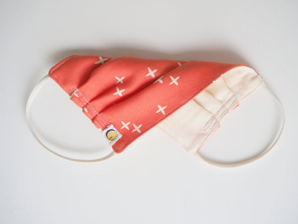 Reusable ADULT Face mask - CORAL PLUS