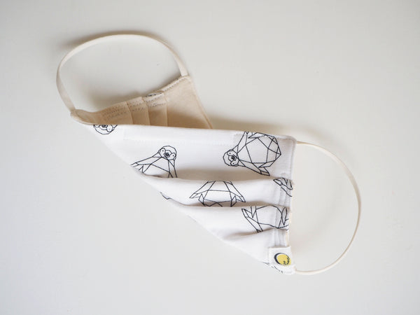 Reusable CHILD Face mask - PINGUINS