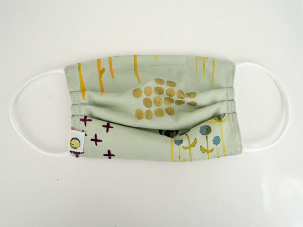 Reusable CHILD Face mask - Sage Poem