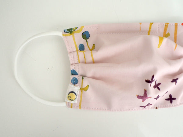 Reusable ADULT Face mask - ROSE POEM
