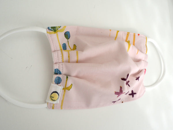 Reusable ADULT Face mask - ROSE POEM