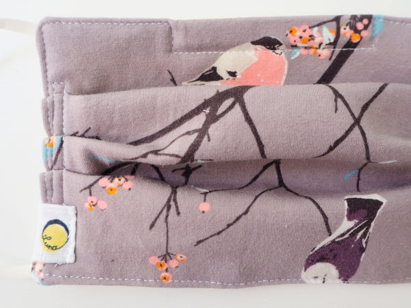 Reusable CHILD Face mask - Birds and Branches