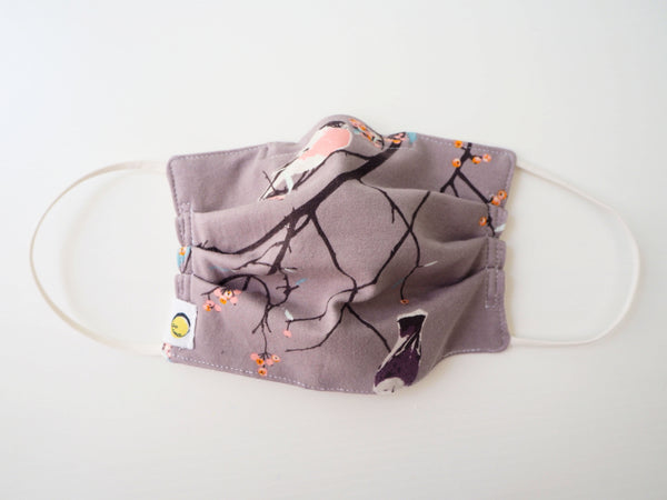Reusable CHILD Face mask - Birds and Branches