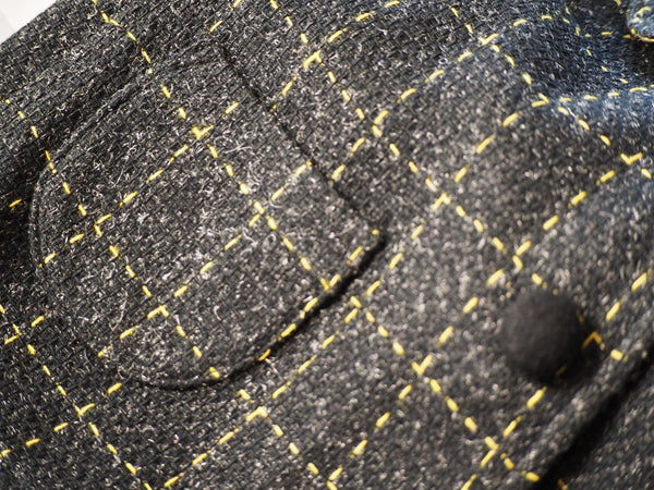 Yellow Check coat- LAST ONE AVAILABLE !