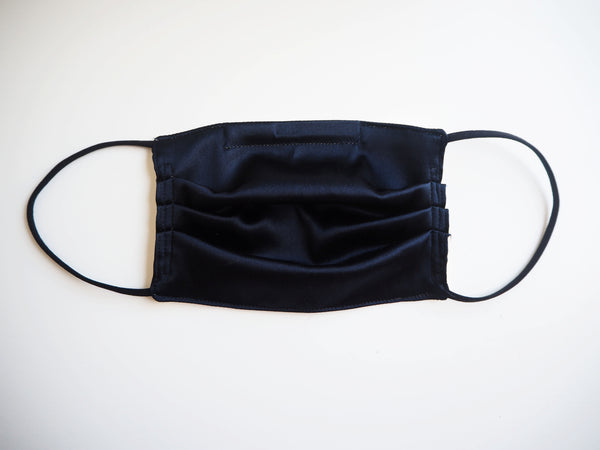 Reusable ADULT face mask -  SILK CHARMEUSE concert mask