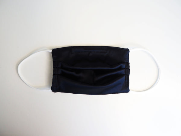 Reusable ADULT face mask -  SILK CHARMEUSE concert mask